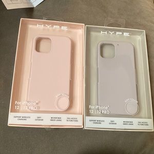 This is for a bundle of two iPhone 12/12pro phone cases one not in box other is.